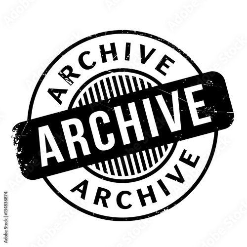 Archive rubber stamp. Grunge design with dust scratches. Effects can be easily removed for a clean, crisp look. Color is easily changed.
