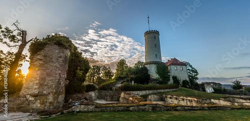 Panoramaaufnahme der Sparrenburg in Bielefeld