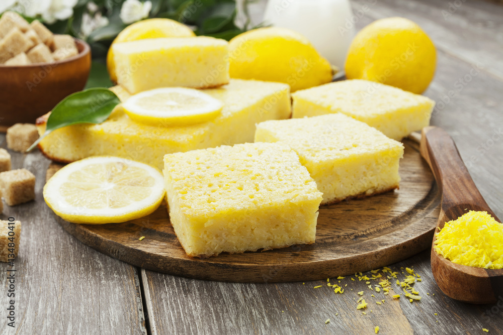 Lemon pie with coconut Lemon pie with coconut