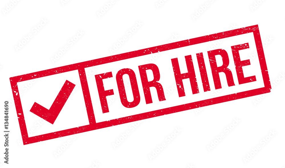 For Hire rubber stamp. Grunge design with dust scratches. Effects can be easily removed for a clean, crisp look. Color is easily changed. For Hire rubber stamp. Grunge design with dust scratches. Effects can be easily removed for a clean, crisp look. Color is easily changed.