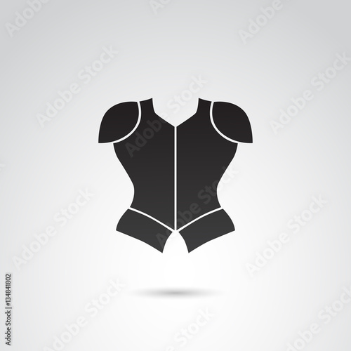 Armor vector icon.