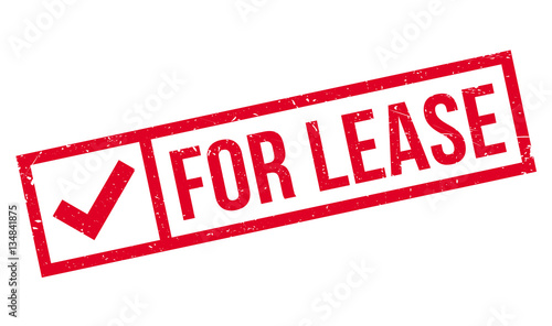 For Lease rubber stamp. Grunge design with dust scratches. Effects can be easily removed for a clean, crisp look. Color is easily changed.