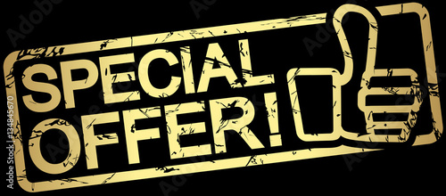 gold stamp SPECIAL OFFER!