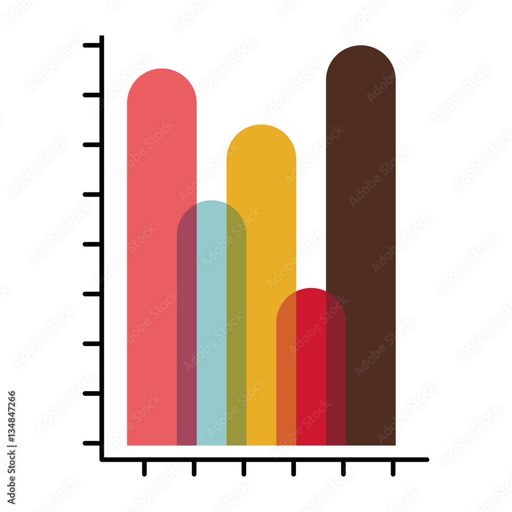 Statistic bars graphic icon vector illustration graphic design Statistic bars graphic icon vector illustration graphic design
