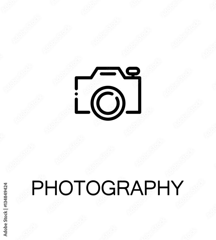 Photography flat icon.
