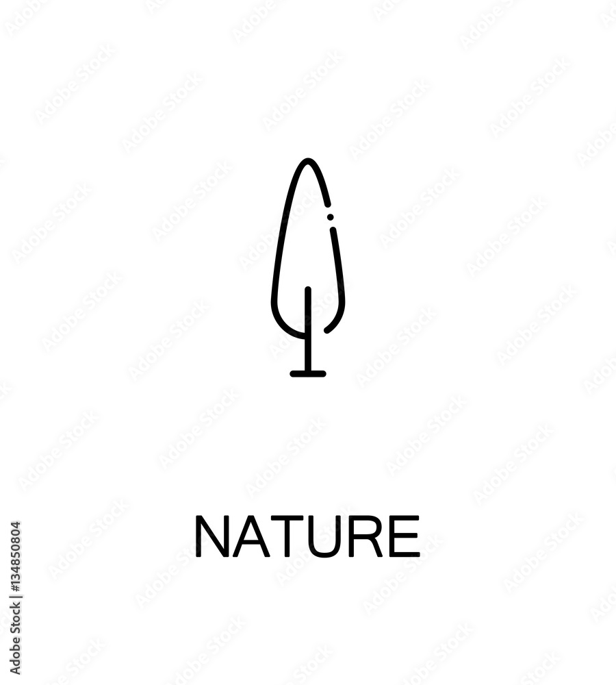 Nature flat icon Nature flat icon