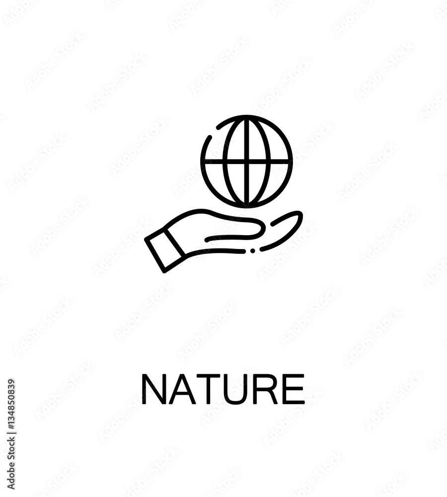 Nature flat icon Nature flat icon