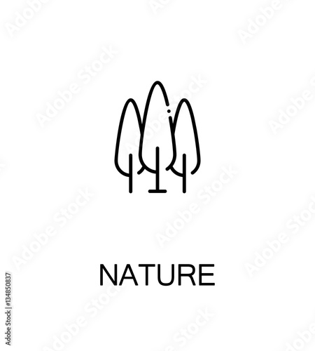 Nature flat icon