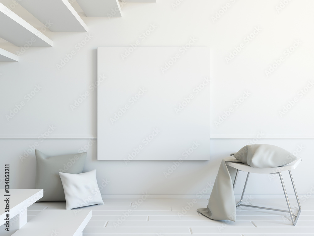 Interior mockup 3d Interior mockup 3d