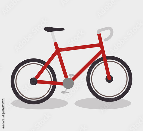 bicycle sport isolated icon vector illustration design
