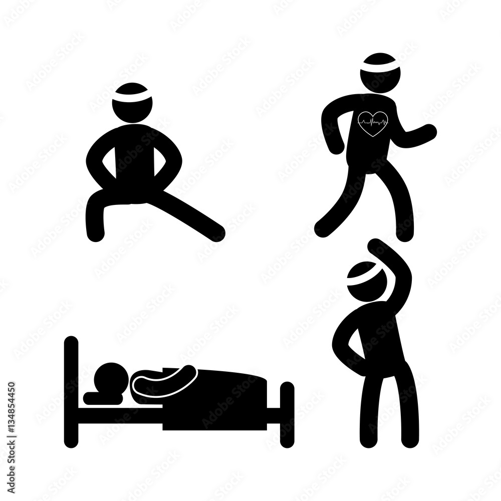 athlete silhouette fitness lifestyle vector illustration design athlete silhouette fitness lifestyle vector illustration design