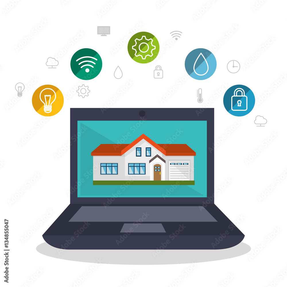 smarthome technology isolated icon vector illustration design smarthome technology isolated icon vector illustration design