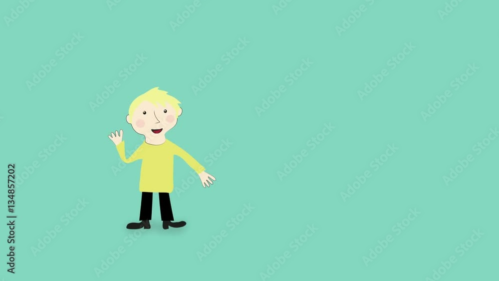 Man dancing. Cartoon figure in casual dress dance with cool and carefree attitude. Man dancing. Cartoon figure in casual dress dance with cool and carefree attitude.