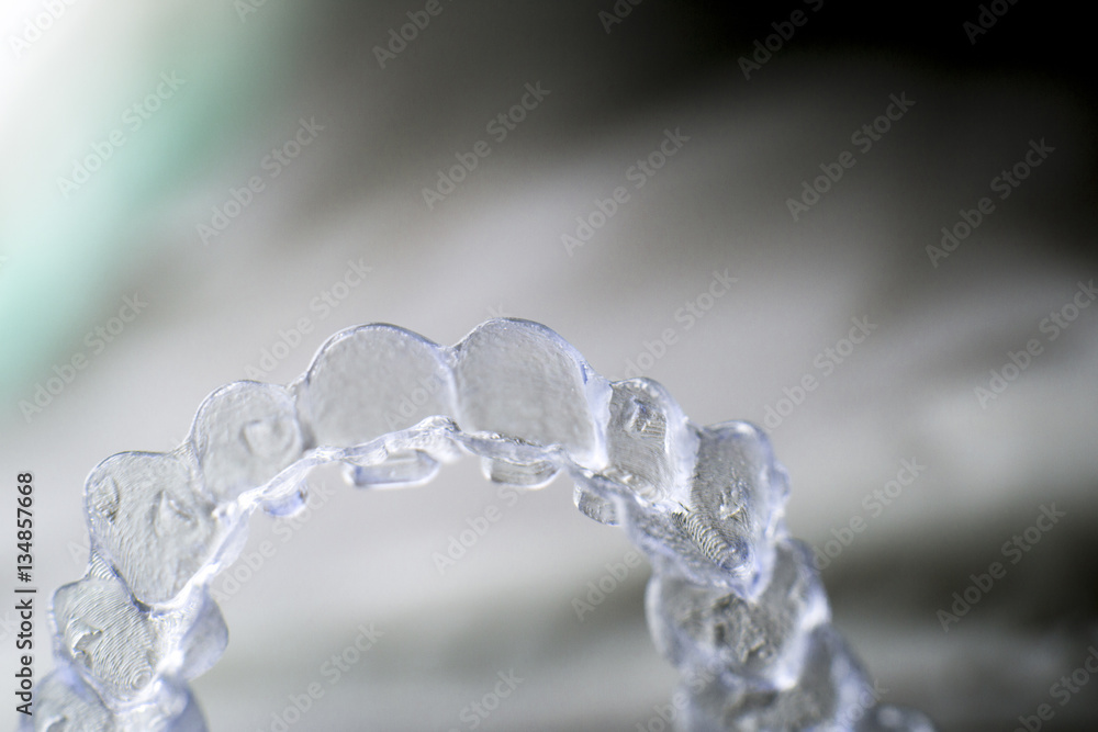 Invisible dental plastic braces Invisible dental plastic braces
