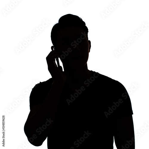 man talk on phone