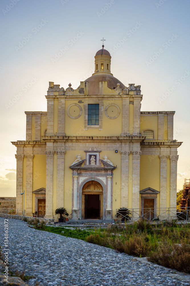 Old cathedral of Milazzo, Sicily