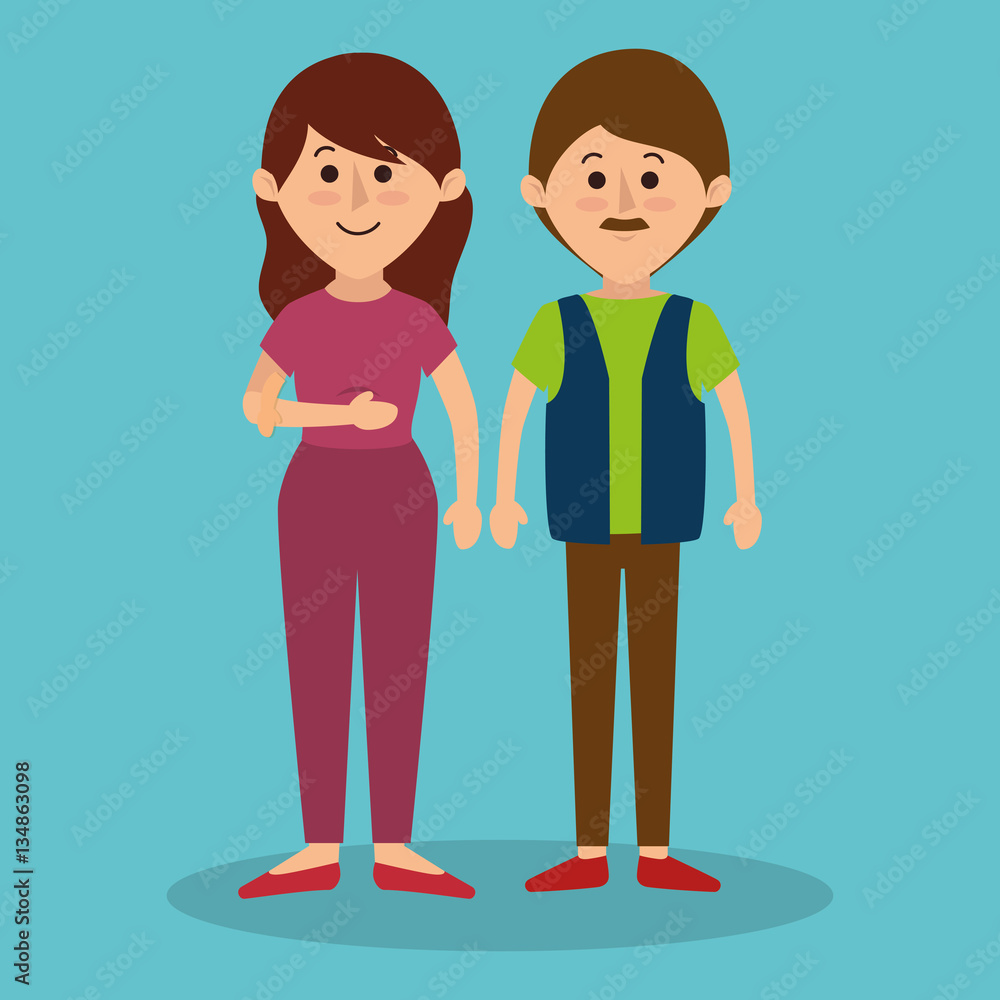 cute family members group vector illustration design cute family members group vector illustration design