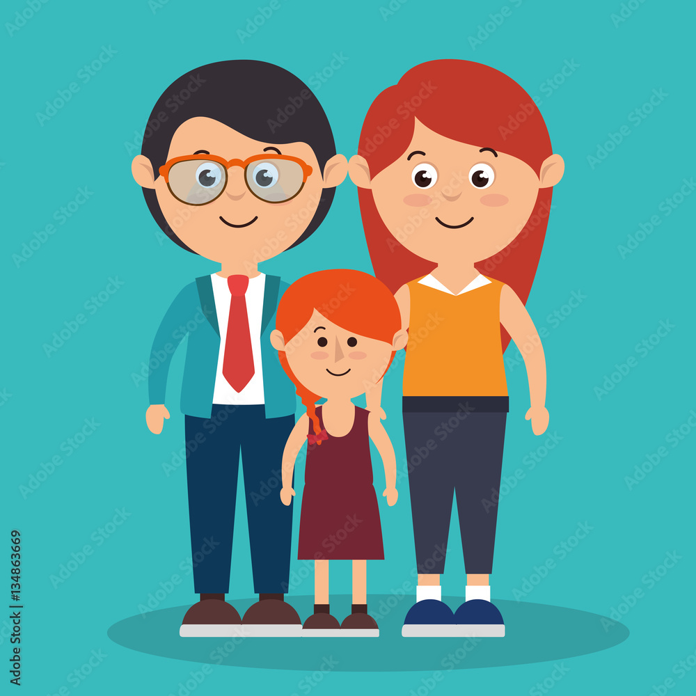 cute family members group vector illustration design cute family members group vector illustration design