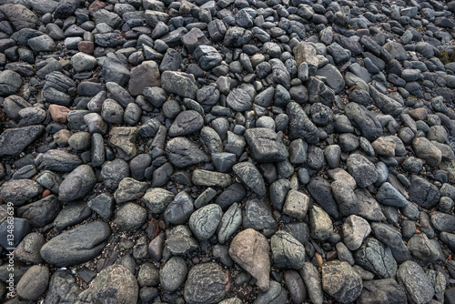 Scottish beach pebbles