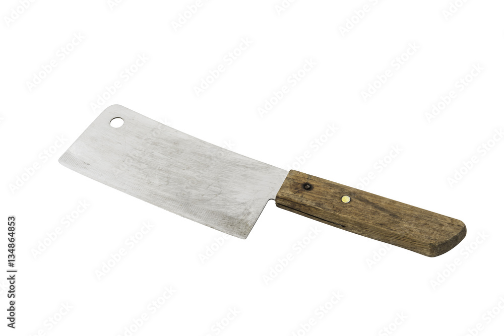 big knife. Isolated on white background big knife. Isolated on white background