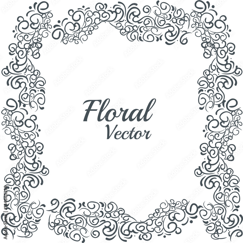 floral invitation save the date vector illustration design