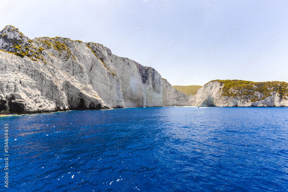 Naklejka premium navagio beach with shipwreck
