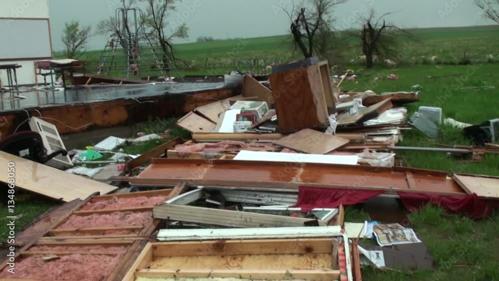Wreckage of School Destroyed by Tornado Wreckage of School Destroyed by Tornado