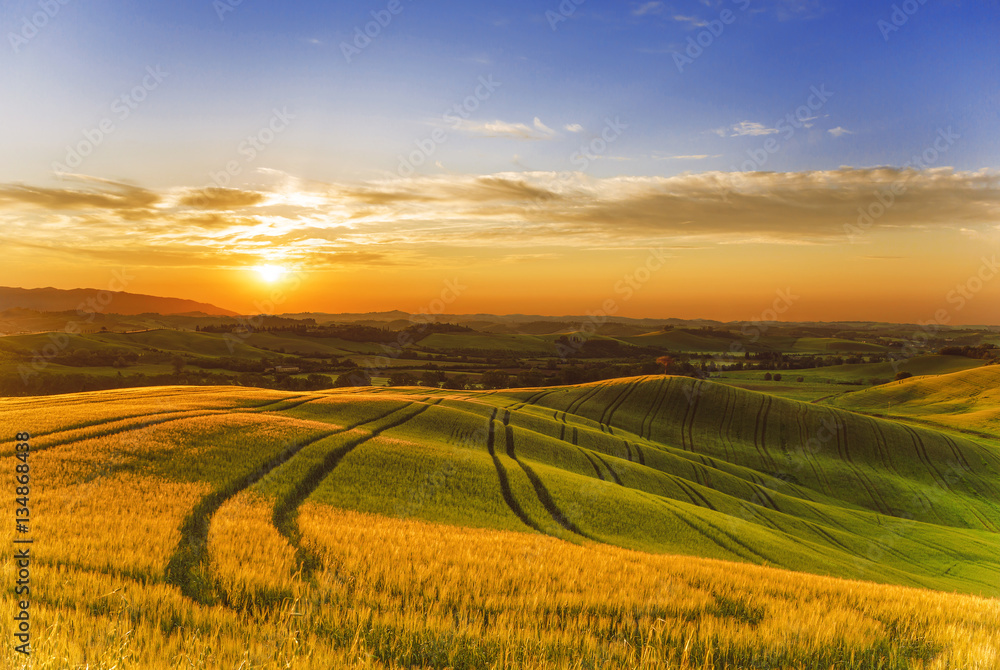 Italy. Landscapes of Tuscany Italy. Landscapes of Tuscany