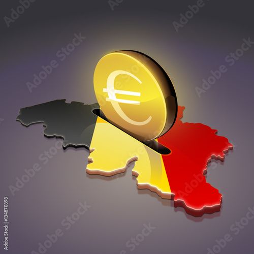Déposer ses euros en Belgique (fond sombre)