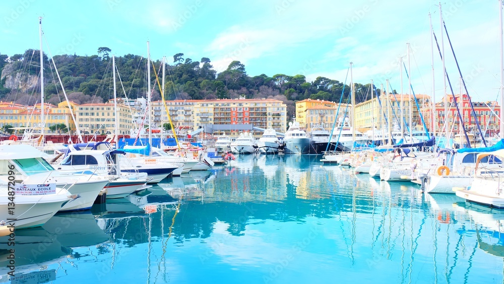 Port Lympia in Nice, France