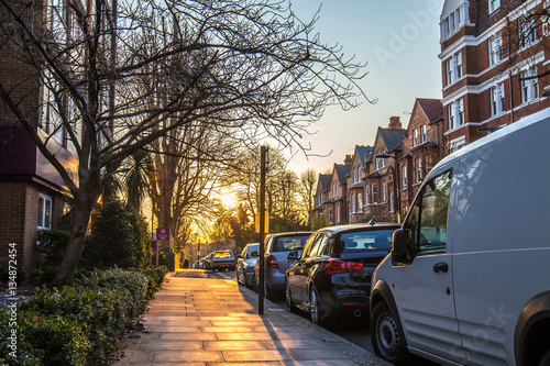 Sunset in London