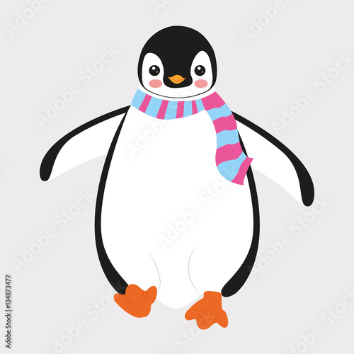 Cute cartoon penguin 