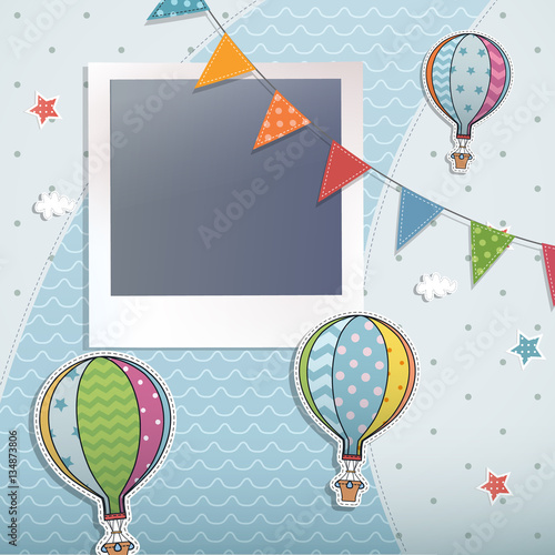 Holiday card design.