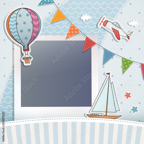 Holiday card design.