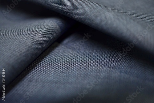 close up striped pattern texture silver blue fabric of suit