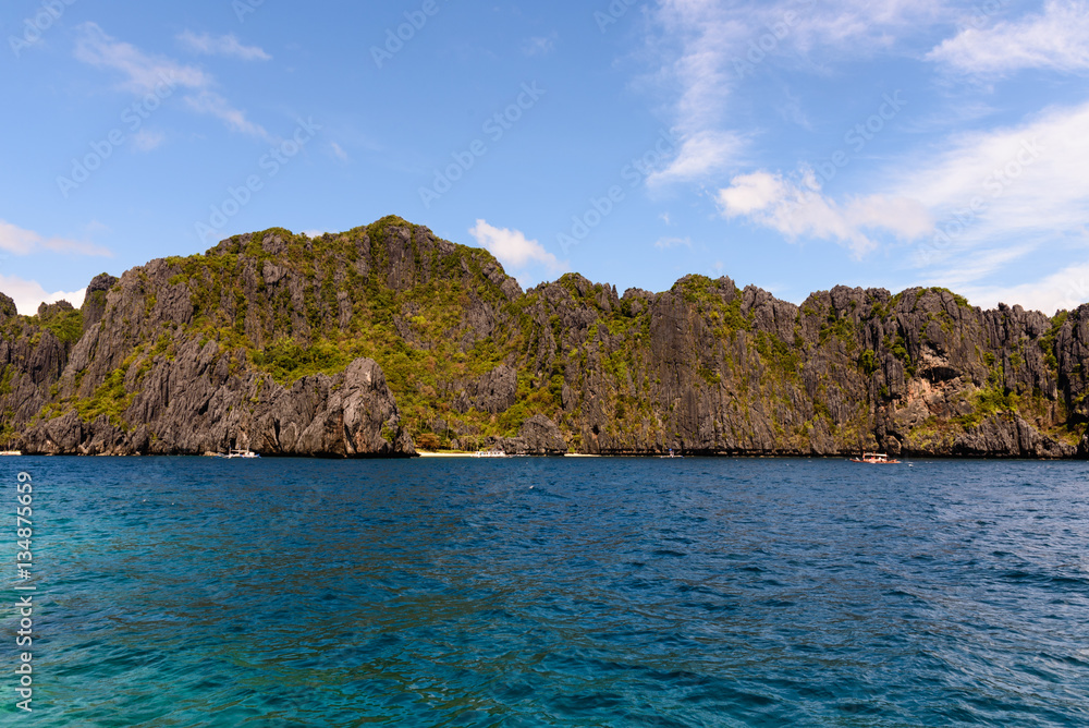 Landscape from Shimizu island near El Nido, Palawan