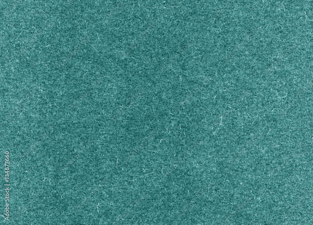 Fototapeta premium Cyan color felt texture.