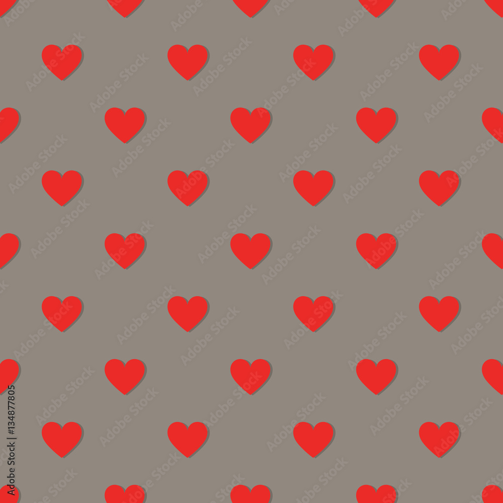 Red hearts background Red hearts background