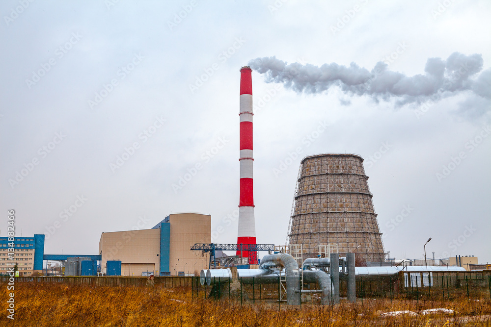 Thermal power plant near Tallinn, Estonia Thermal power plant near Tallinn, Estonia