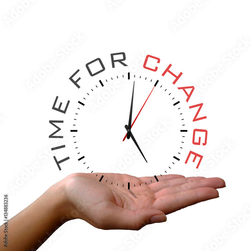 Clock in Hand - Time for Change