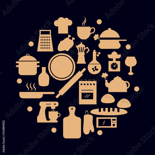vector food icons set © annvas