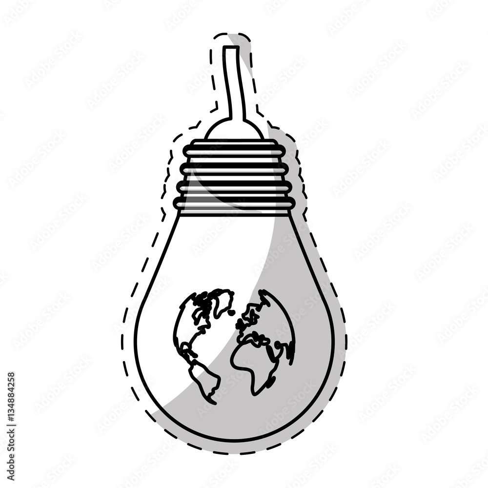 lightbulb energy eco friendly related icons image vector illustration design lightbulb energy eco friendly related icons image vector illustration design