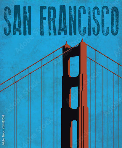 Photography Golden Gate Bridge Illustration