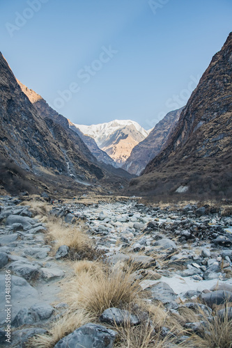 Way to Annapurna base camp, Annapurna Sanctaury Trekking route,H photo