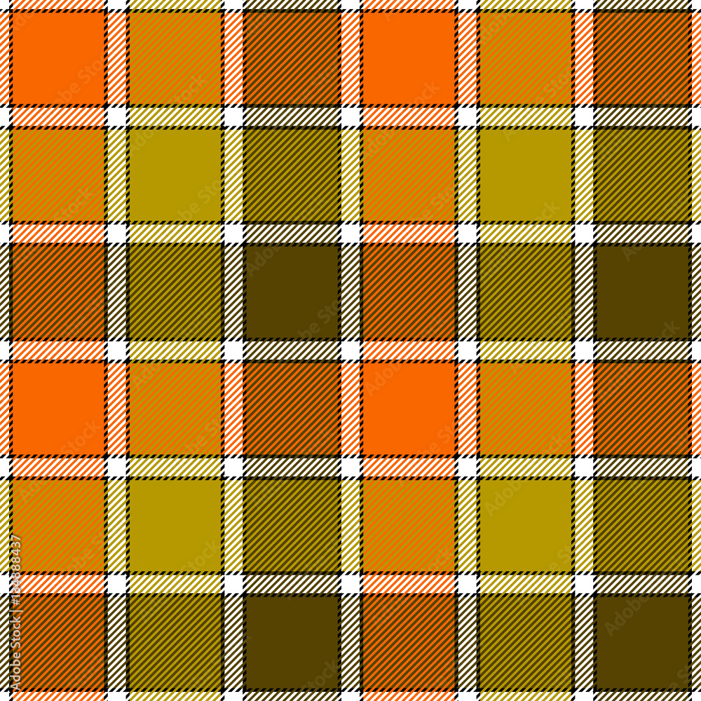 Orange clay marsh check plaid seamless pattern Orange clay marsh check plaid seamless pattern