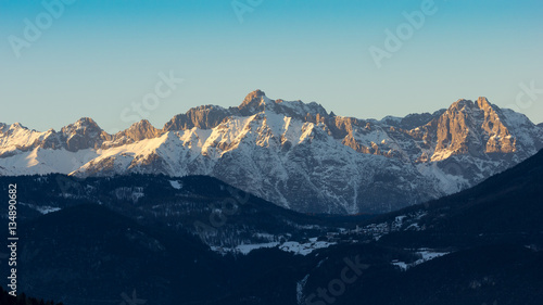   sterreichische Alpen im Winter