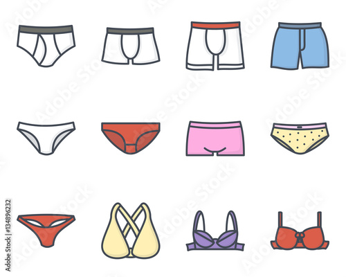 Underwear Colored Icon