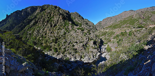 Fototapeta Naklejka Na Ścianę i Meble -  Ravine Scala di Santa Regina in Corsica Island