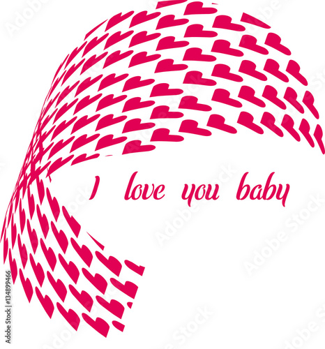 I love you baby-heart photo