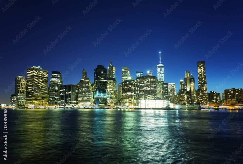 Obraz premium Widok na Manhattan
